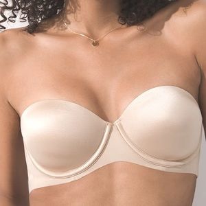 SOMA Vanishing Strapless Multi-way Nude Bra 36C NWT